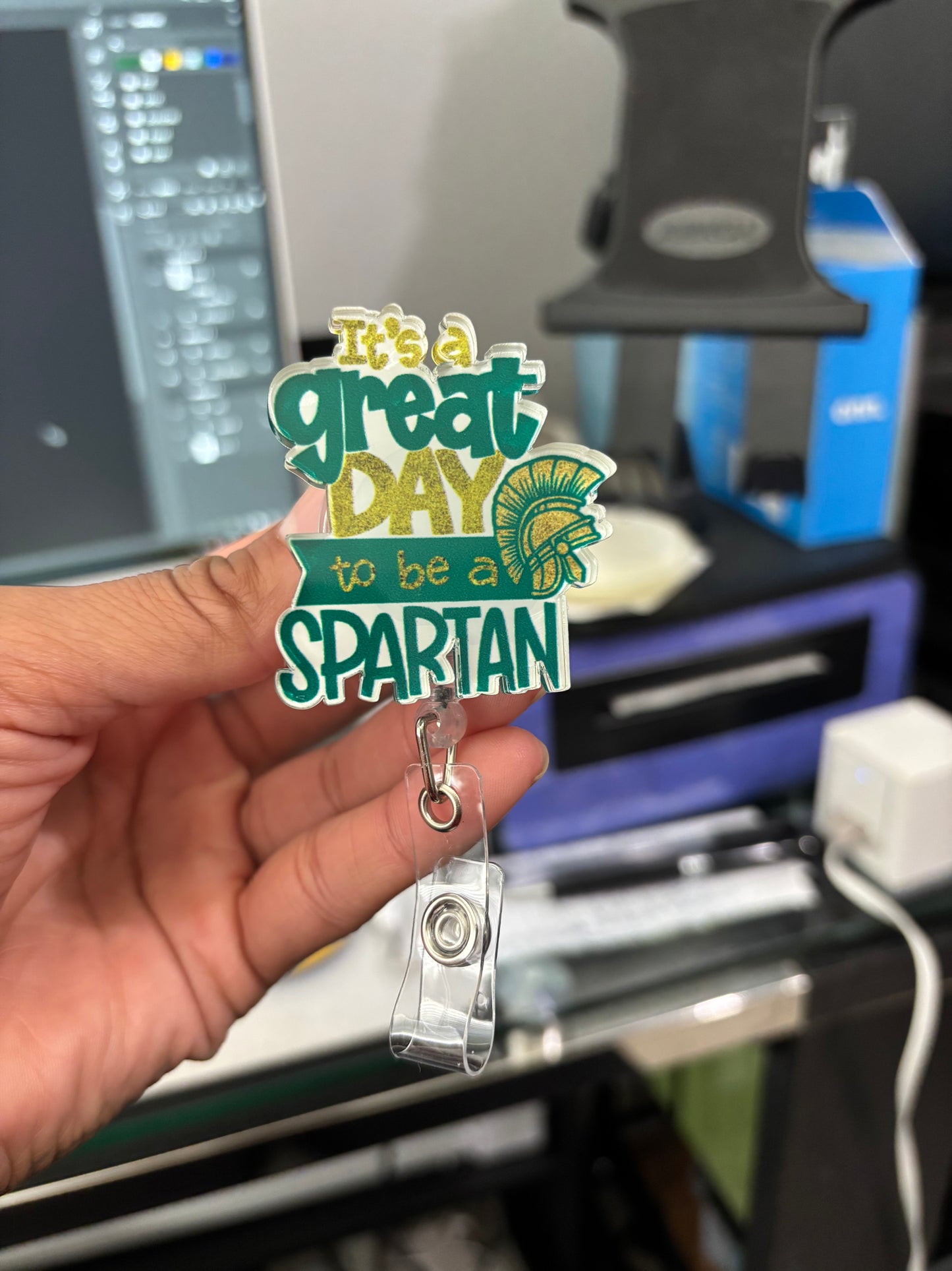 Sublimation badge reels