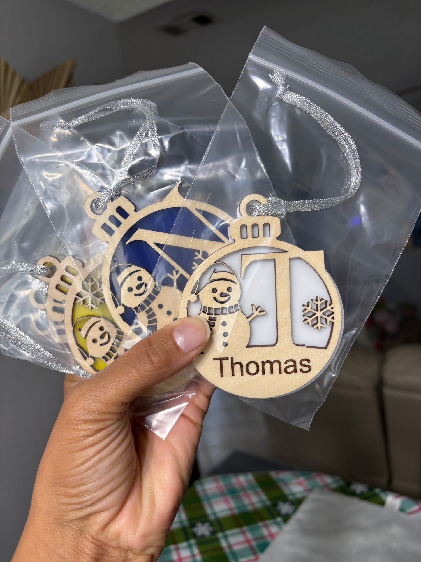 CUSTOM LASER ORNAMENTS/DECOR