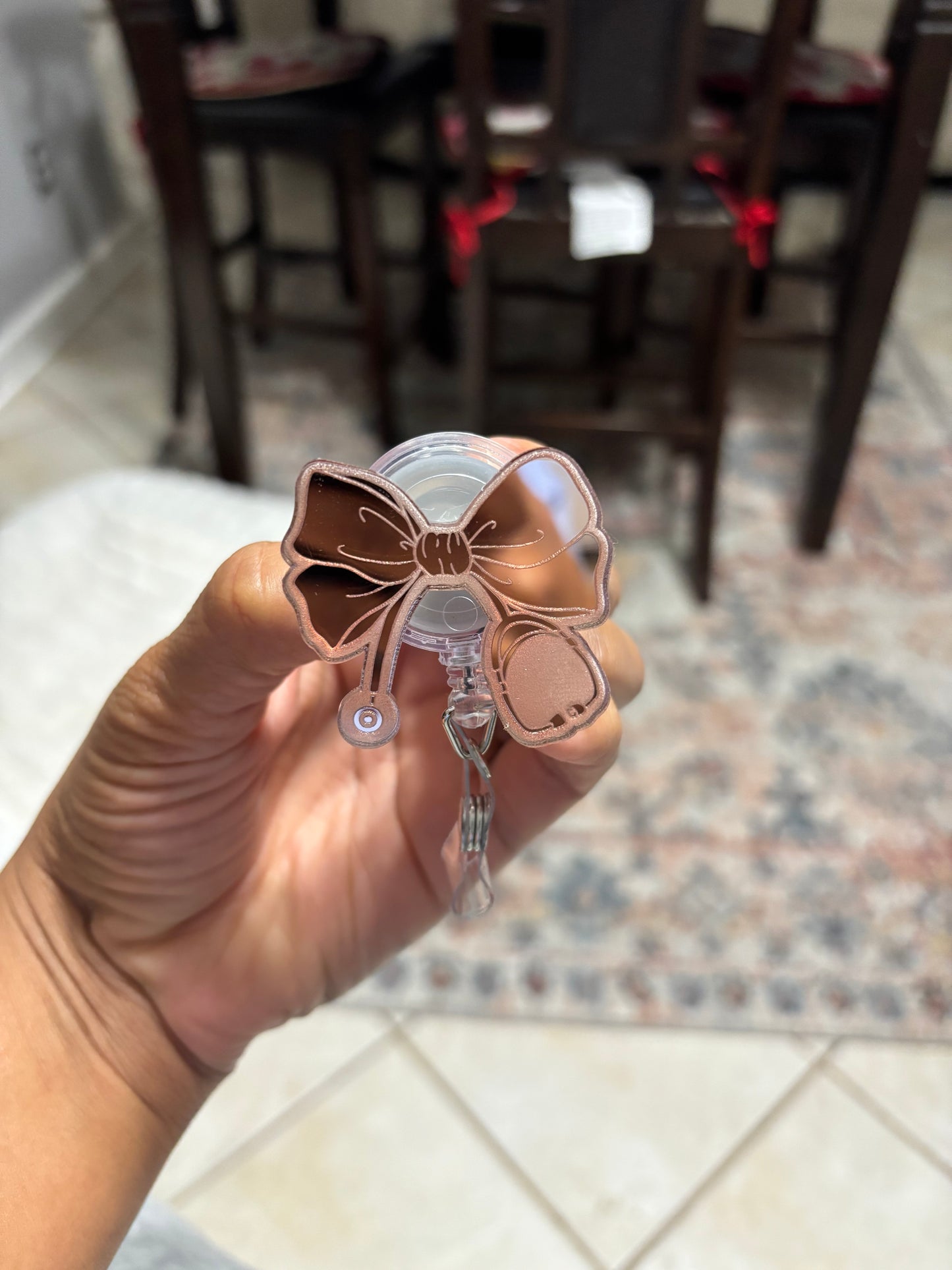 Mirror acrylic BADGE REELS