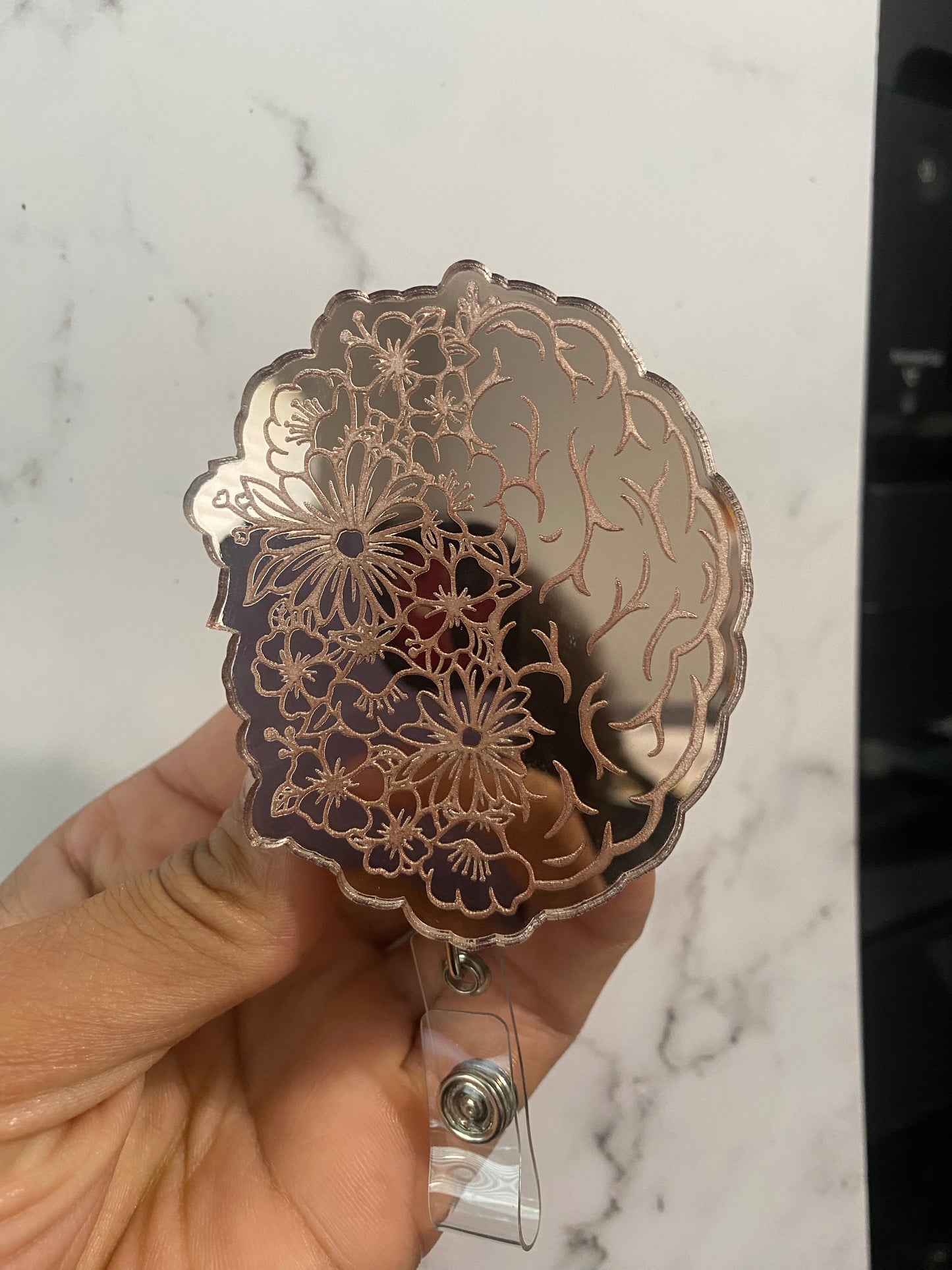 Mirror acrylic BADGE REELS