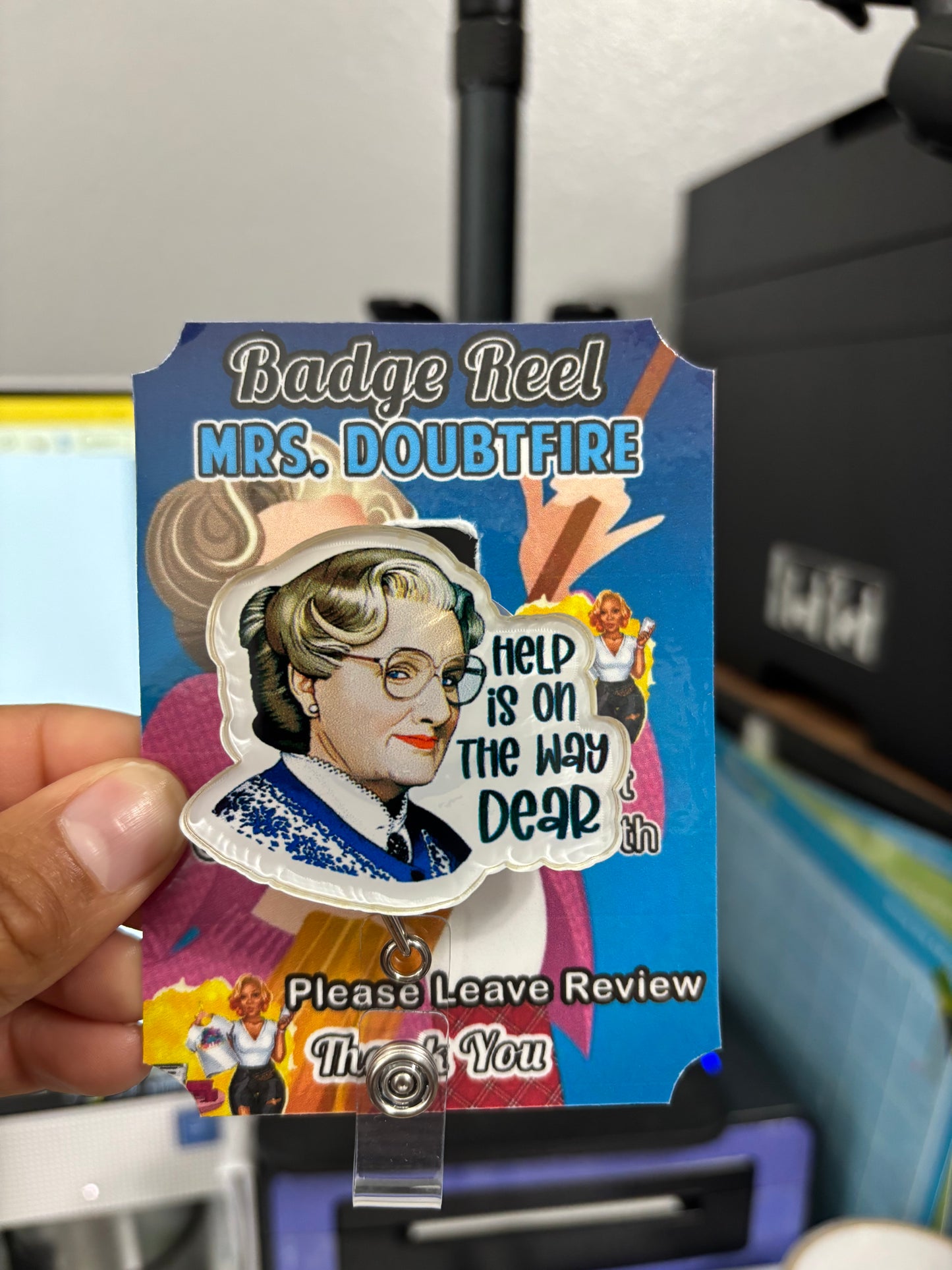 Sublimation badge reels