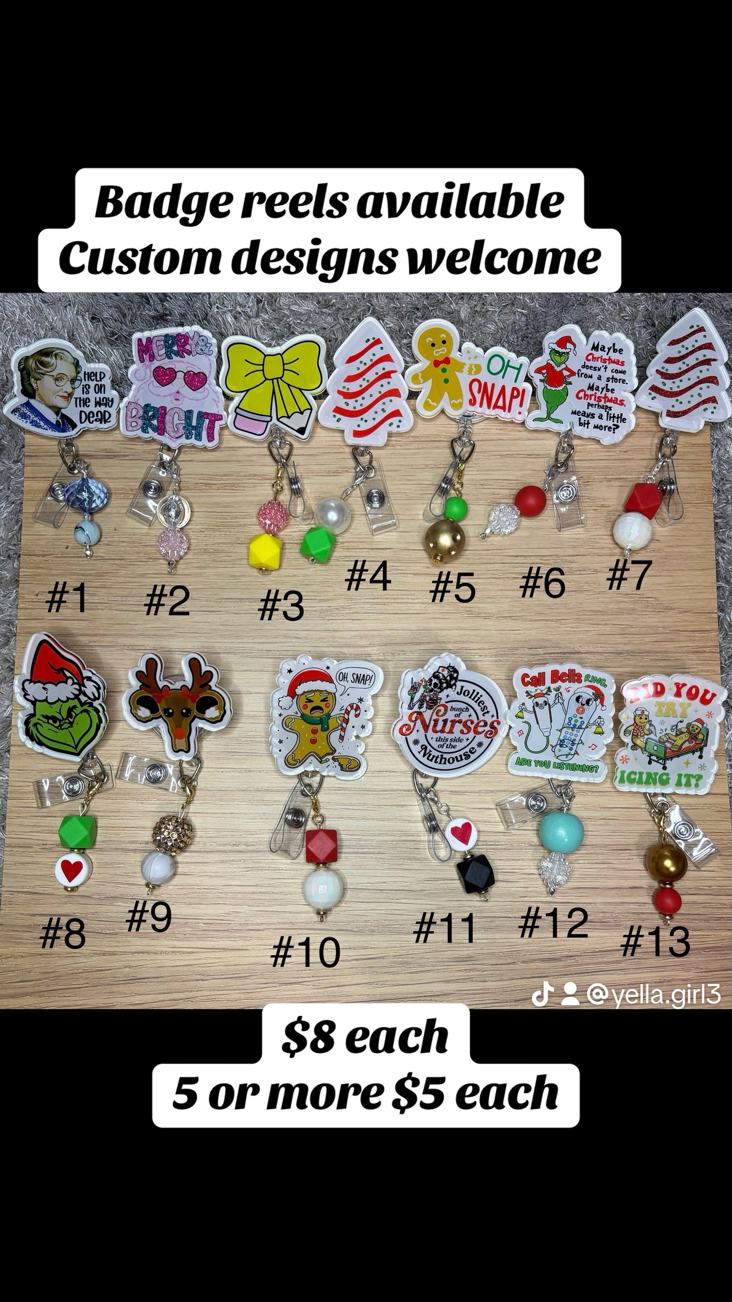 Sublimation badge reels