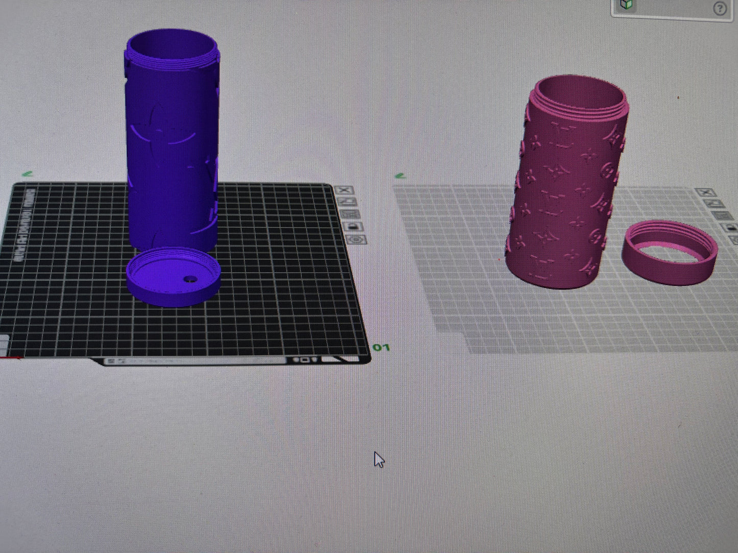 2 STYLES OF DESIGNER COOLERS 3MF FILE