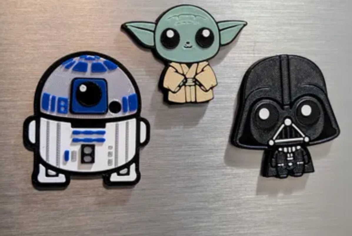 3D Printed Character Badge Reels