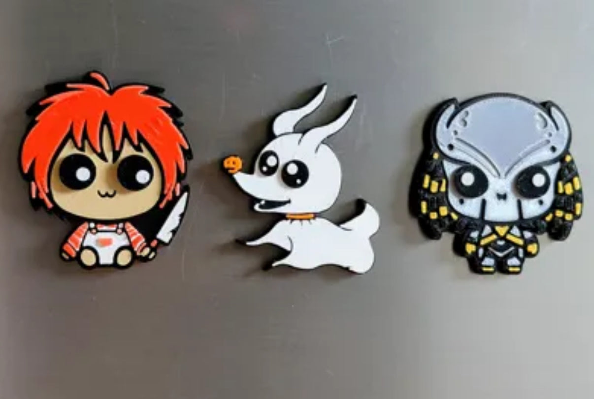3D Printed Character Badge Reels