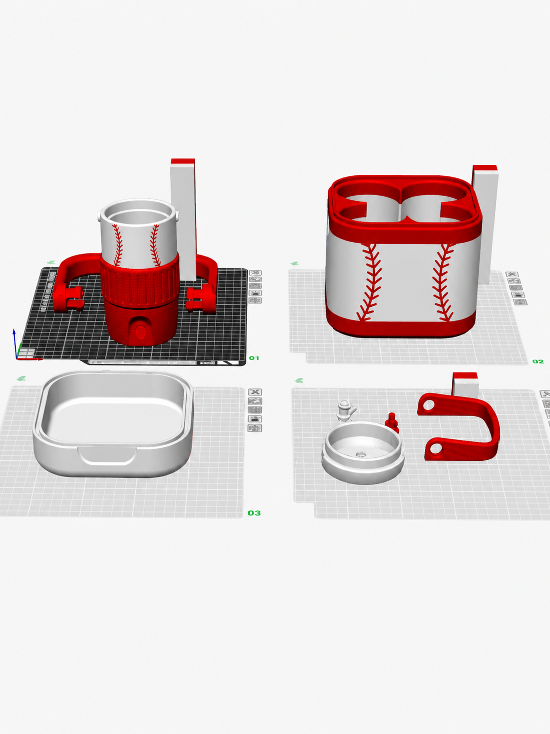 BASEBALL 3MF FILE ONLY