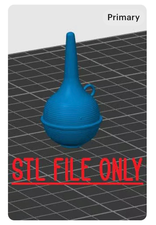 BULB SYRINGE 3MF FILE ONLY