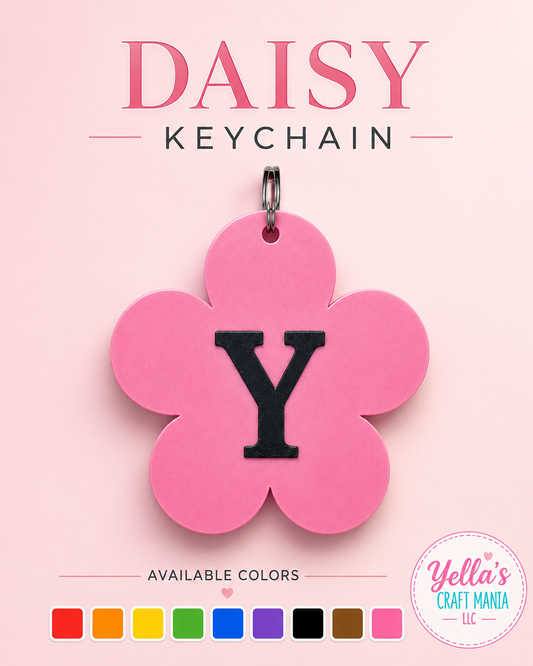 Bag Accessories Daisy Mono Keychain