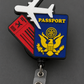 Flight attendant 3MF FILE WITH BADGE REEL