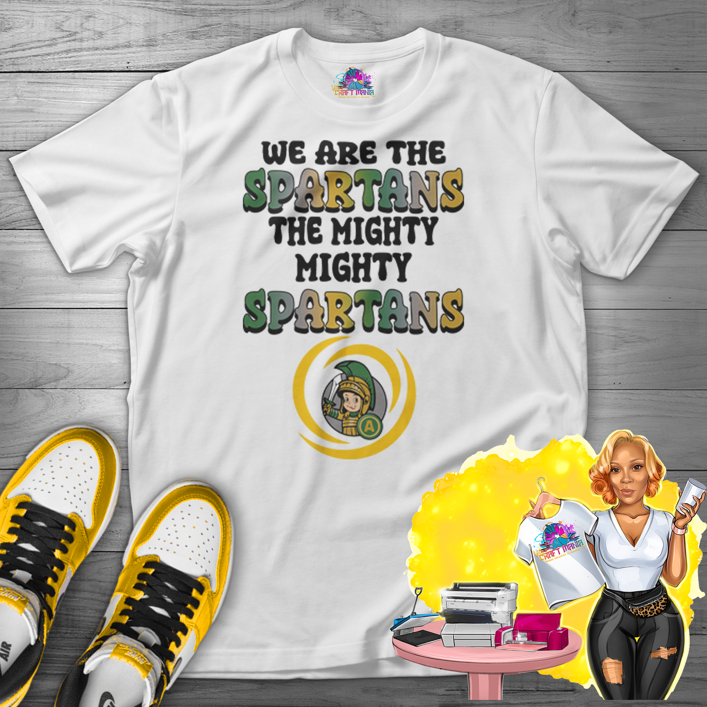 TEACHER MIGHTY SPARTAN SHIRT