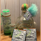 CUSTOM FROSTED WATER BOTTLES AND SHOT GLASSES
