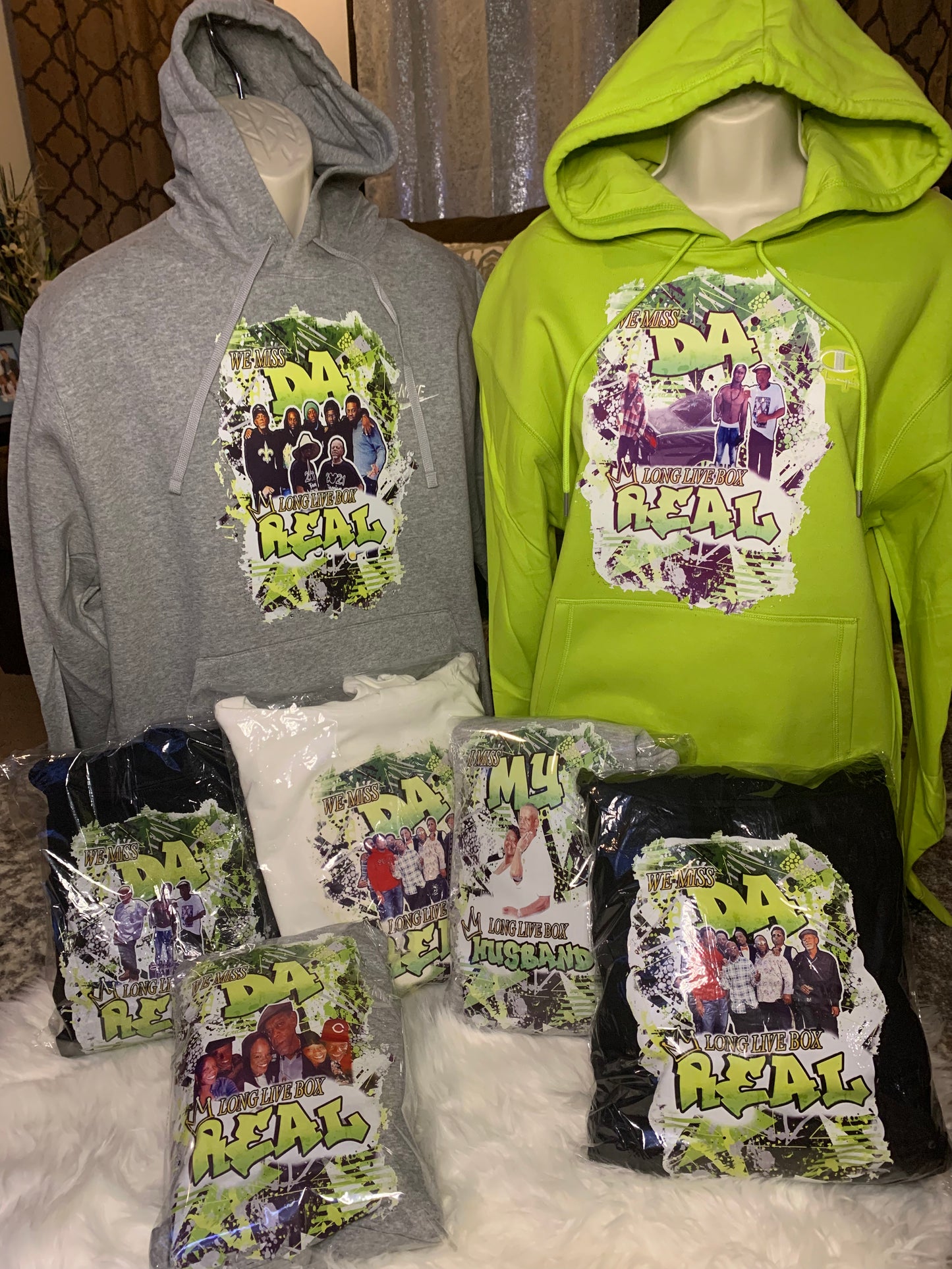 CUSTOM HOODIES/SWEATSHIRTS